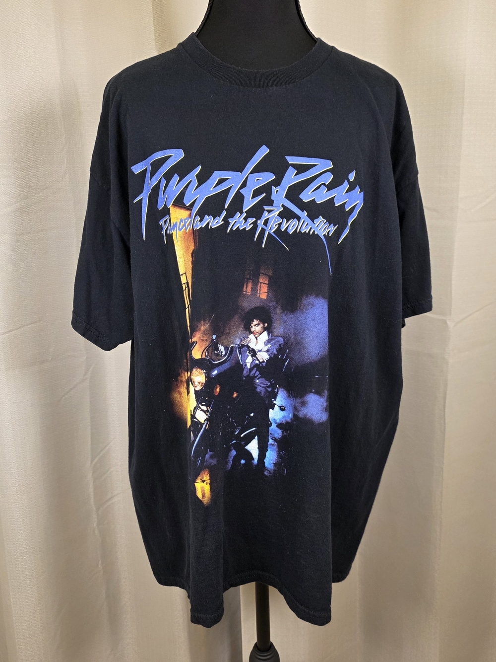 Prince Purple Rain Graphic Tee XL Black Prince And The Revolution Shirt